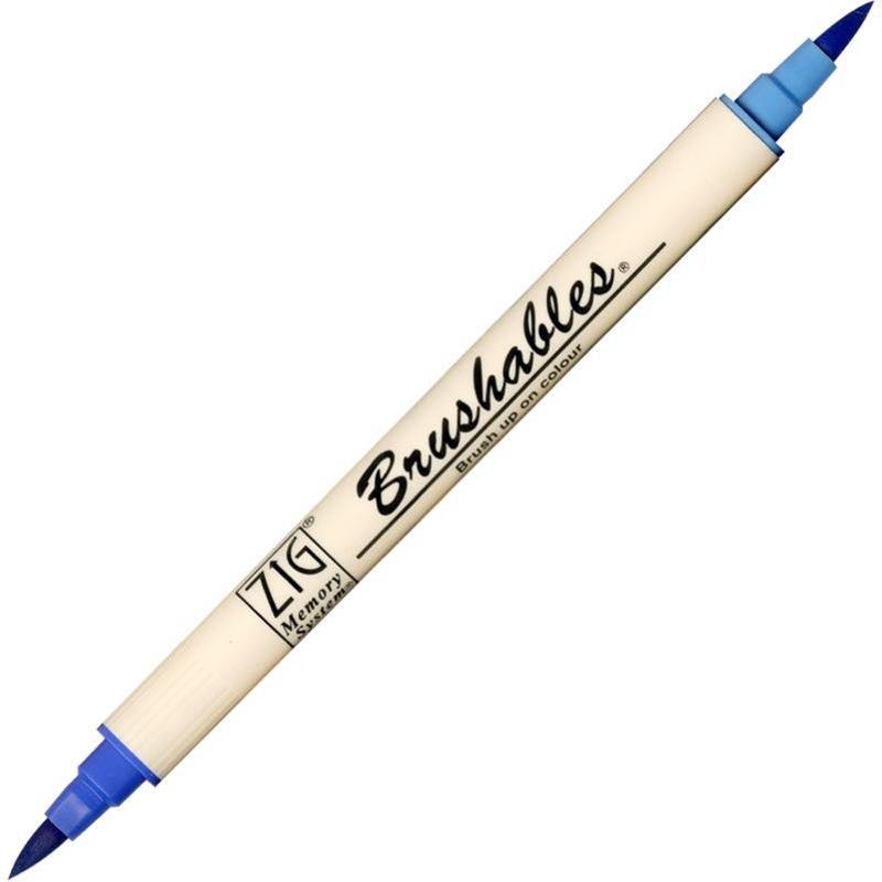 ZIG BRUSHABLES MS-7700 030 PURE BLUE