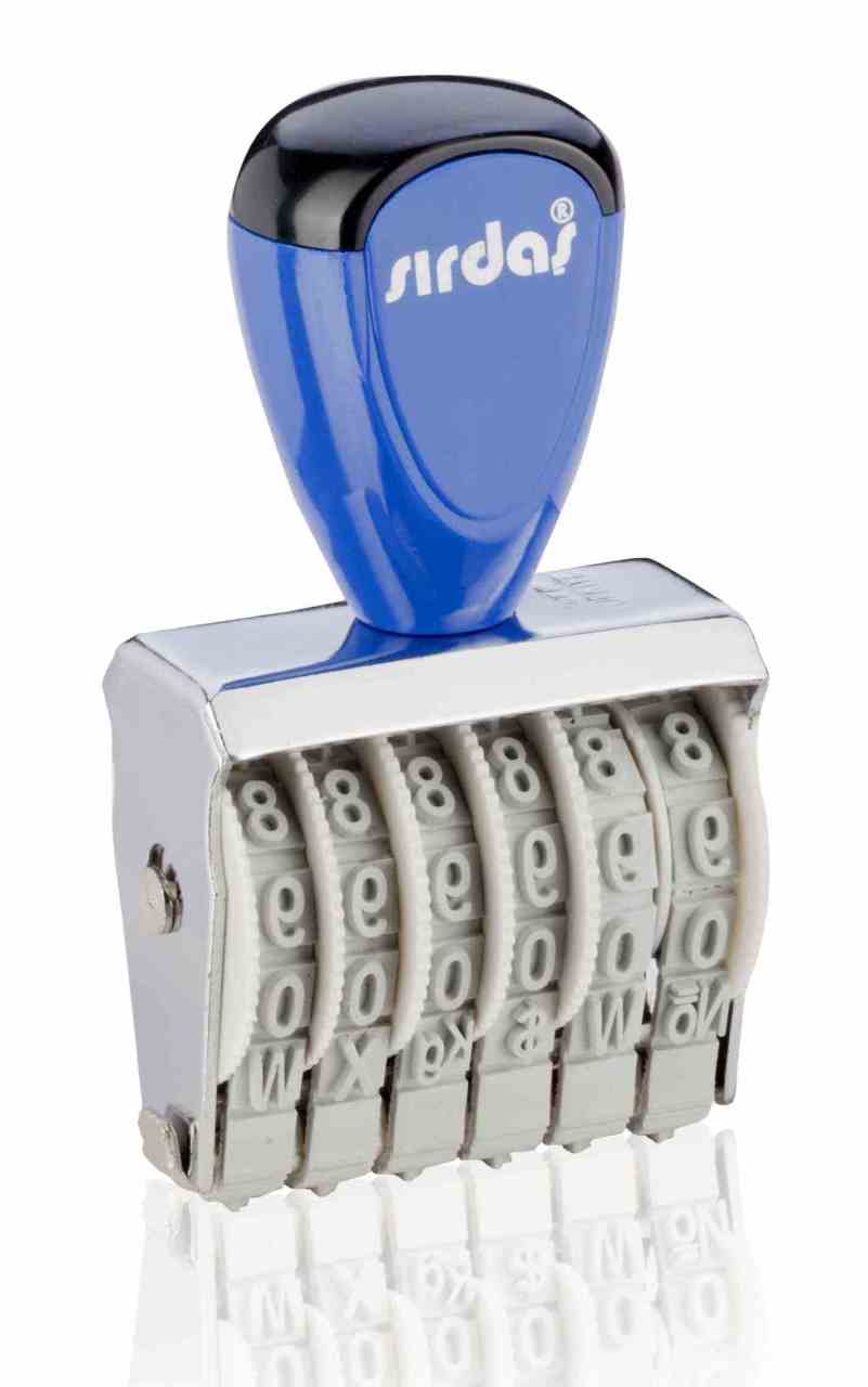 SIRDAŞ NUMARATÖR 5MM 6 HANE 1656