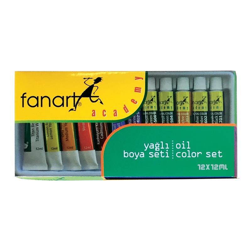 FANART YAĞLI BOYA SETİ ACADEMY 12X12 ML 12999.121