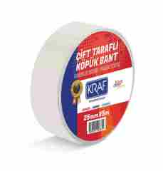 KRAF ÇİFT TARAFLI KÖPÜK BANT 25MMX5M 5025G
