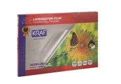 KRAF LAMİNASYON FİLMİ PARLAK A3 125MIC 100LÜ 2123