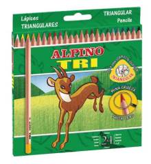ALPINO KURUBOYA 24 LÜ TRI ÜÇGEN KARTON AL-129