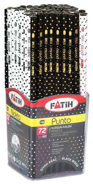 FATİH KURŞUN K. PUNTO SİYAH LATA 12Lİ ASKILI 17360