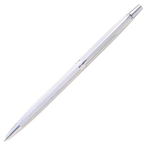 SCRIKSS TÜKENMEZ KALEM 711L ÇİZGİ DESEN CROME