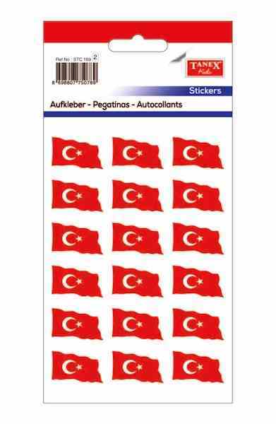 TANEX ETİKET DALGALI BAYRAK-2 STC-159