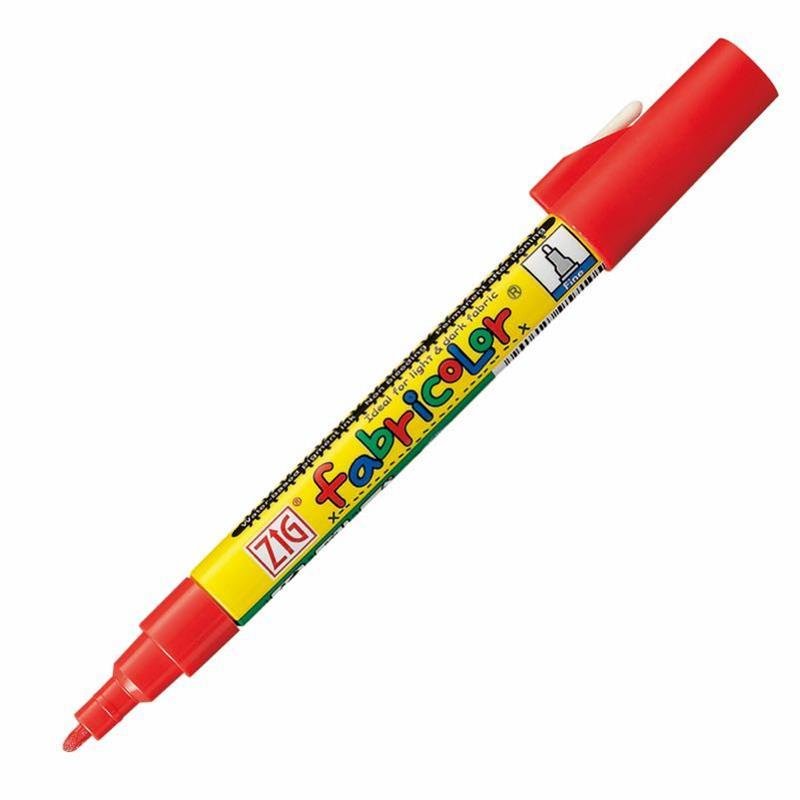 ZIG FABRICOLOR KUMAŞ KALEMİ PFC-20 020 RED