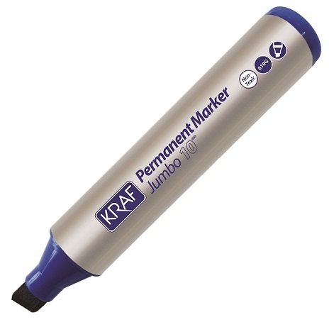 KRAF PERMANENT MARKÖR JUMBO 10MM 610G MAVİ