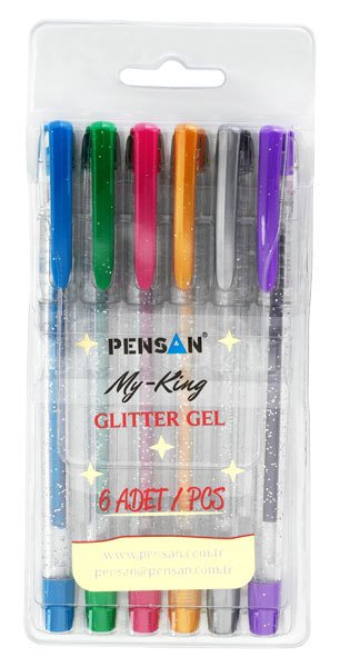 PENSAN JEL KALEM MY-KING SİMLİ 6 LI 2227