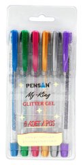 PENSAN JEL KALEM MY-KING SİMLİ 6 LI 2227