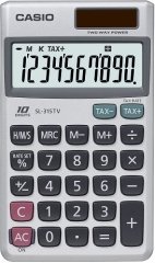 CASIO HESAP MAKİNESİ CEP TİPİ SL-315TV 10 HANE