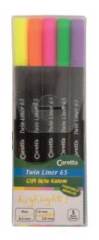 CARETTA TWINLINER FOSFORLU KALEM 5'Lİ CT-65-5F.PP