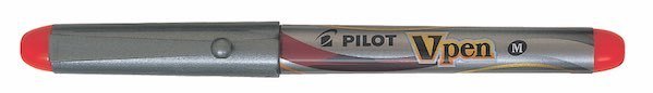 PILOT DOLMAKALEM V PEN SILVER KIRMIZI SVP-4M