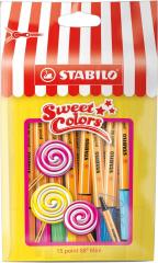 STABILO GLISS KALEM POINT 88 MINI SWEET COLOR 15Lİ
