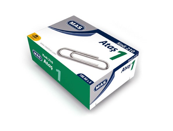 MAS ATAŞ NO:1 NİKEL KAPLI 100 ADET 210