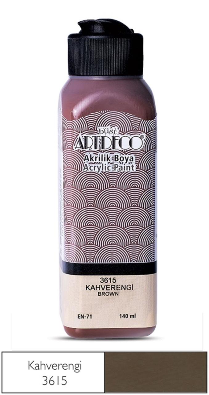 ARTDECO AKRİLİK BOYA 140 ML KAHVERENGİ Y-070R-3615