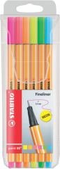 STABILO GLISS KALEM POINT 88 6 LI NEON 88/6-1