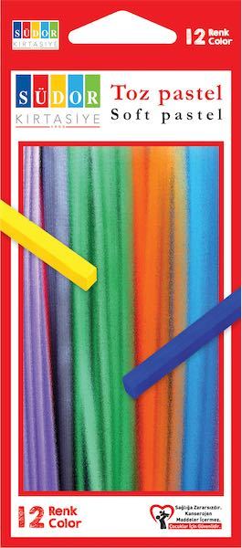SÜDOR TOZ PASTEL 12 RENK BS97