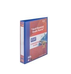 KRAF D MEKANİZMALI KLASÖR 5CM 4 HALKA 1054 MAVİ