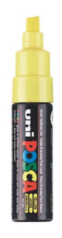 UNİ POSTER MARKÖRÜ POSCA PC-8K 8.0 SARI