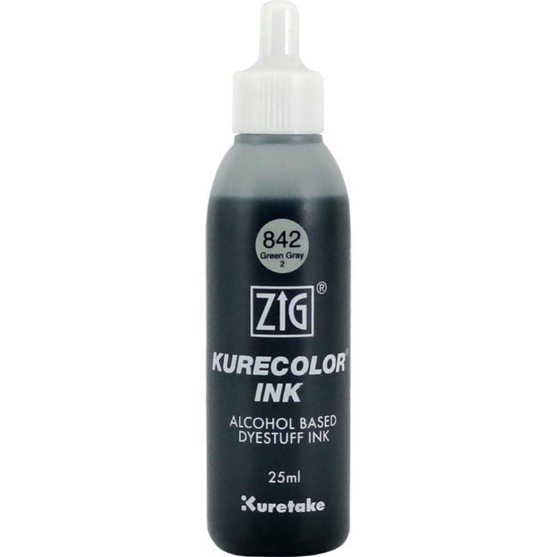 ZIG KURECOLOR MÜREKKEP KCR-25 842 GREEN GRAY 2