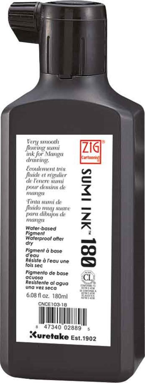 ZIG MANGAKA SUMI MÜREKKEP SİYAH 180ML CNCE103-18