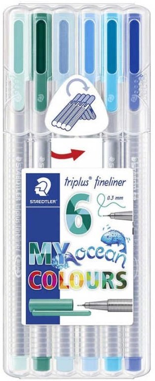STAEDTLER FINELINER TRIPLUS 6LI OKYANUS 334 SB6CS5