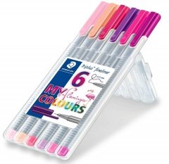 STAEDTLER FINELINER TRIPLUS 6LI FLAMING 334 SB6CS6