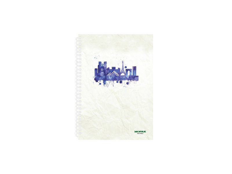 MOPAK SPİRALLİ DEFTER A4 96 YP.KARELİ