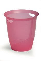 DURABLE ÇÖP KOVASI TREND ŞEFFAF-PEMBE 1701710-ŞP
