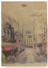 LİZ DEFTER 17x24 KRAFT KİTAP KAĞ.144YP.ÇİZ. KF410Ç