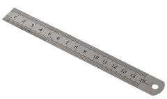 KRAF ÇELİK CETVEL  15 CM INCH ÖLÇÜLÜ 515G