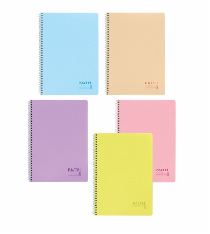 KESKİN DEFTER A4 PASTEL PP SPR. 100YP.KAR.327642