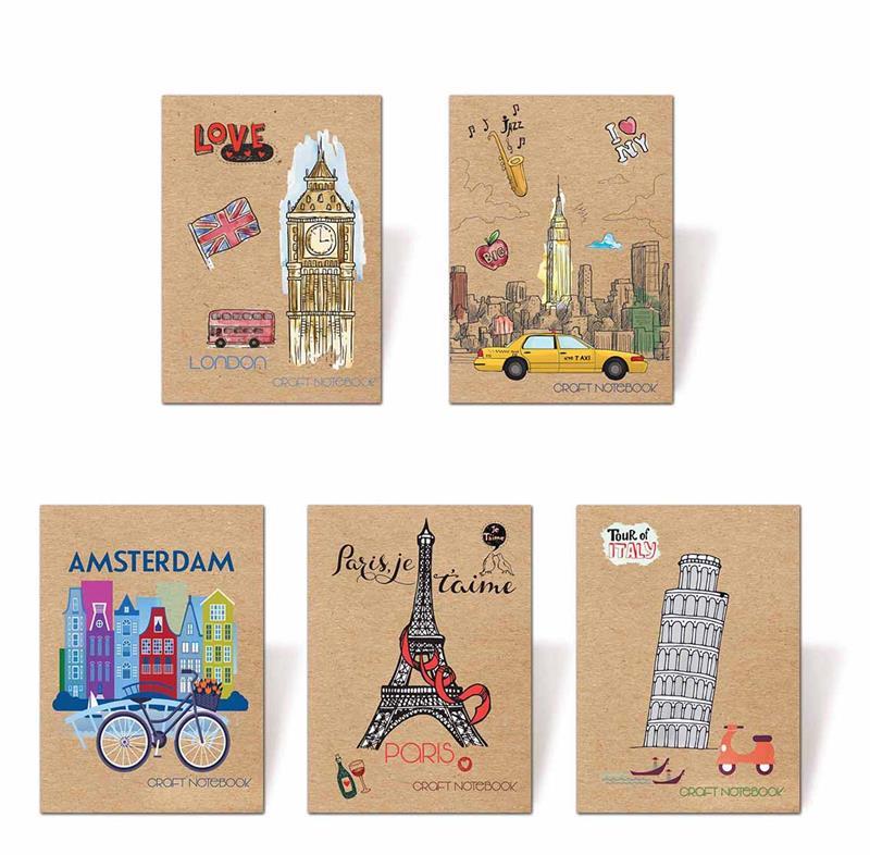 LİZ DEFTER 20x28 KRAFT K. KİTAP KAĞ.AYRAÇLI KF510Ç