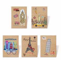 LİZ DEFTER 20x28 KRAFT K. KİTAP KAĞ.AYRAÇLI KF510Ç