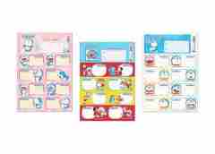 KESKİN DORAEMON DERS PROG.3LÜ ETİKET 220130-83