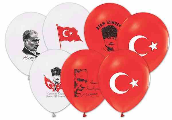 BUKET BALON ATA-BAYRAK 100 LÜ BKT-525-2