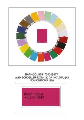 ALEX FON KARTONU 50x70 120 GR FUŞYA 100 LÜ 58