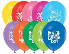 BUKET BALON HAPPY BIRTHDAY PASTEL 100 LÜ BKT-530-2