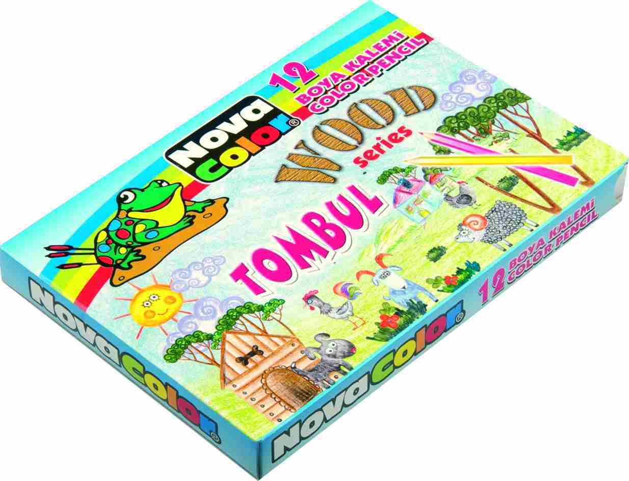 NOVA COLOR KURUBOYA 12 Lİ KISA TOMBUL NC-405
