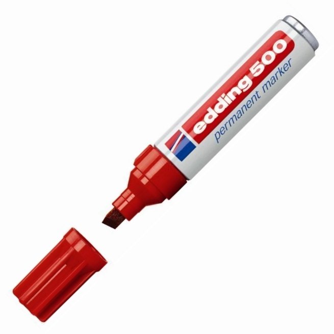 EDDING PERMANENT MARKÖR E-500 KIRMIZI