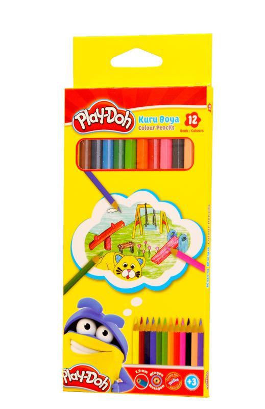 PLAY-DOH KURUBOYA TAM BOY 12 RENK PLAY-KU001
