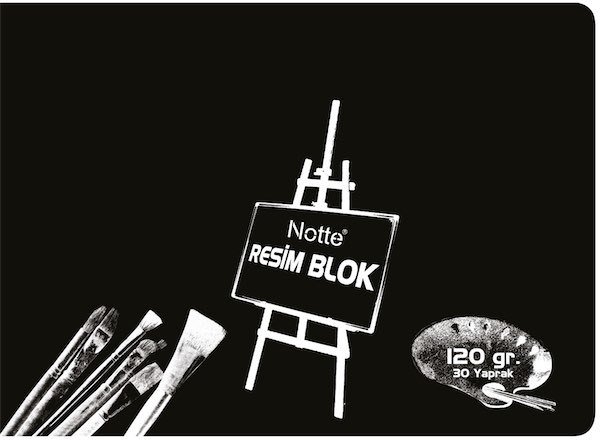 NOTTE RESİM DEFTERİ KÜÇÜK 40 YP. 17-153