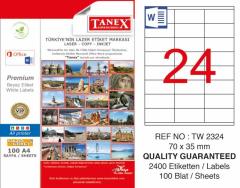 TANEX LASER ETİKET TW-2324 70 X 35 MM