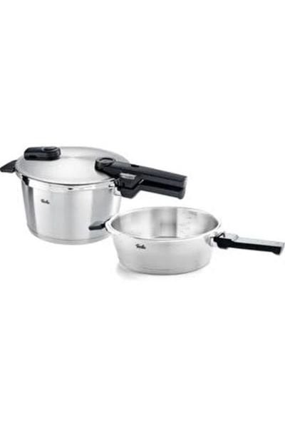 Fissler 6+3,5 lt  Vitaquick Premium Mat  Düdüklü Tencere Seti