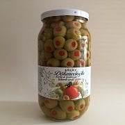 Biber Dolgulu Yeşil Zeytin
