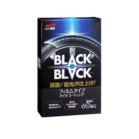 Soft99 Black&Black Hard Coat For Tire 110 ml / Uzun Ömürlü Lastik Parlatıcı