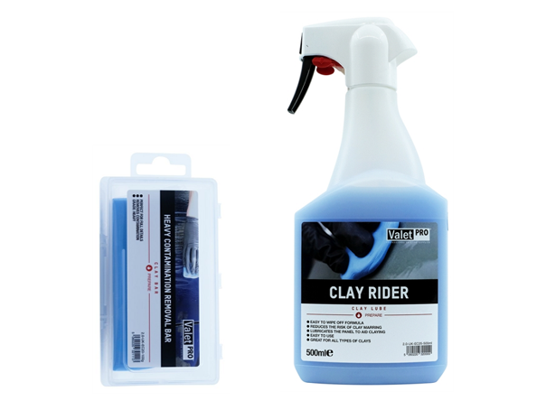 Valet Pro Clay Rider 500 ml + Blue Clay Bar 100 Gr / Set