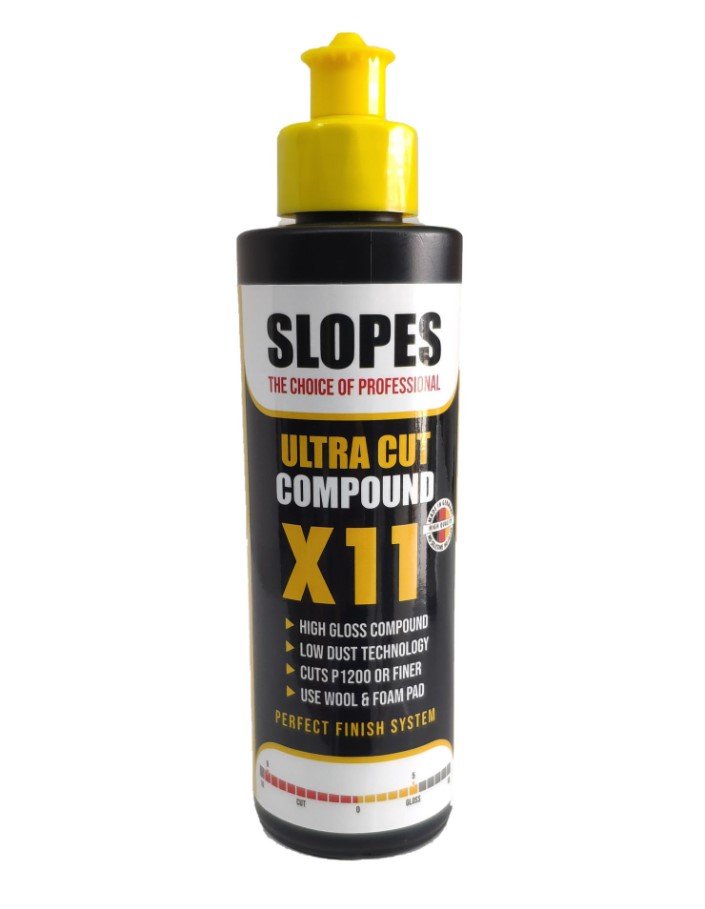 Slopes X11 Ultra Cut Compound 250 ml / Agresif Çizik Giderici Pasta