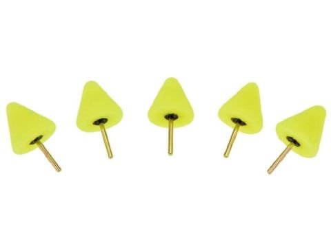 Shine Mate 48010-1X5 Mini Polisher Cone Kit Yellow P/5 / Mini Polisher Yedek Süngerleri Sarı Konik 5\'li Paket