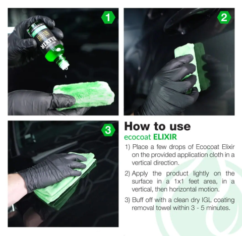 IGL Ecocat Elixir One-Layer High Slick Ceramic Coating 50 ml / Seramik Kaplama